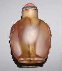 1780-1850 An agate snuff bottle